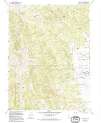 Covelo West 1967 topographic map thumbnail