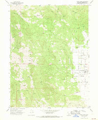 Covelo West 1967 topographic map thumbnail