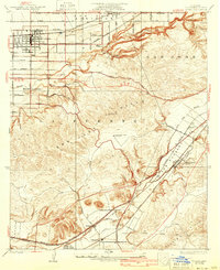 Covina 1927 topographic map thumbnail