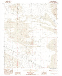 Cowhole Mountain 1983 topographic map thumbnail