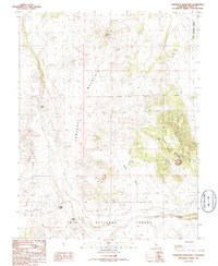 Cowtrack Mountain 1986 topographic map thumbnail