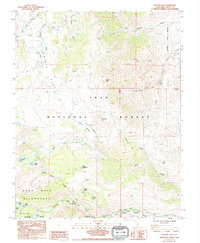 Coyote Flat 1984 topographic map thumbnail