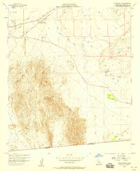 Coyote Wells 1957 topographic map thumbnail