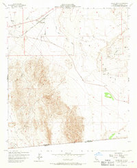 Coyote Wells 1957 topographic map thumbnail