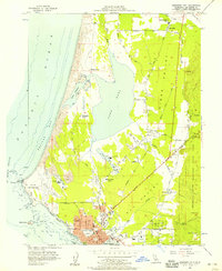 Crescent City 1956 topographic map thumbnail