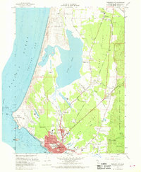 Crescent City 1966 topographic map thumbnail