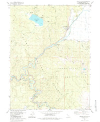 Crescent Mills 1980 topographic map thumbnail