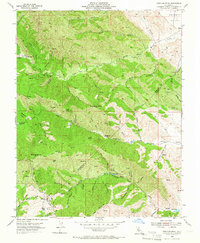 Crevison Peak 1955 topographic map thumbnail