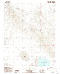 Cronese Lakes 1986 topographic map thumbnail