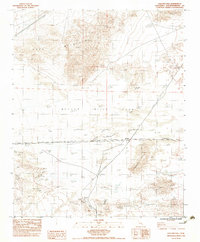 Crucero Hill 1983 topographic map thumbnail