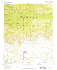 Cucamonga Peak 1966 topographic map thumbnail
