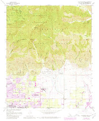 Cucamonga Peak 1966 topographic map thumbnail