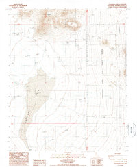 Cuddeback Lake 1988 topographic map thumbnail