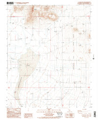 Cuddeback Lake 1988 topographic map thumbnail