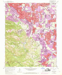 Cupertino 1961 topographic map thumbnail