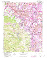 Cupertino 1961 topographic map thumbnail