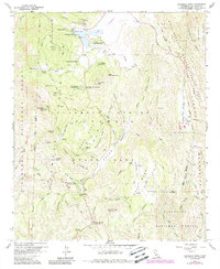 Cuyamaca Peak 1960 topographic map thumbnail