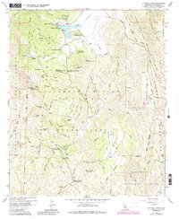 Cuyamaca Peak 1960 topographic map thumbnail