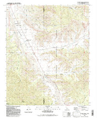 Cuyama Peak 1991 topographic map thumbnail