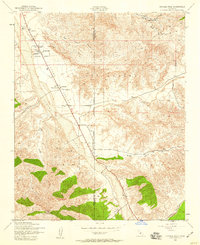 Cuyama Peak 1943 topographic map thumbnail
