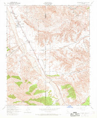Cuyama Peak 1943 topographic map thumbnail