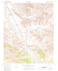 Cuyama Peak 1943 topographic map thumbnail