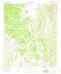 Cuyamaca Peak 1960 topographic map thumbnail