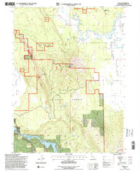 Dana 1995 topographic map thumbnail