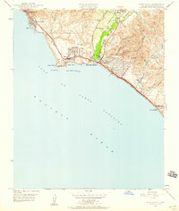 Dana Point 1948 topographic map thumbnail