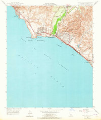 Dana Point 1948 topographic map thumbnail