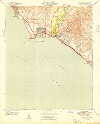 Dana Point 1949 topographic map thumbnail