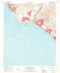 Dana Point 1968 topographic map thumbnail