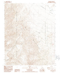 Dantes View 1988 topographic map thumbnail