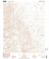 Dantes View 1988 topographic map thumbnail