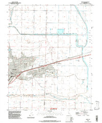 Davis 1992 topographic map thumbnail