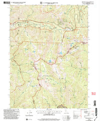 Deadman Peak 2001 topographic map thumbnail