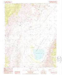 Deep Springs Lake 1987 topographic map thumbnail