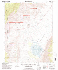 Deep Springs Lake 1994 topographic map thumbnail
