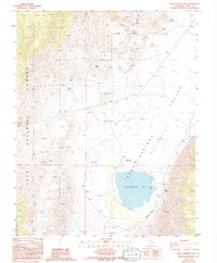 Deep Springs Lake 1987 topographic map thumbnail
