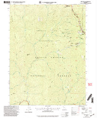 Dees Peak 1998 topographic map thumbnail