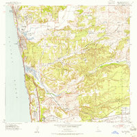 Del Mar 1953 topographic map thumbnail