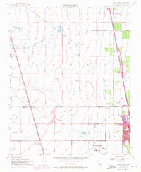 Delano West 1954 topographic map thumbnail