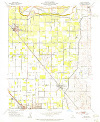 Denair 1953 topographic map thumbnail