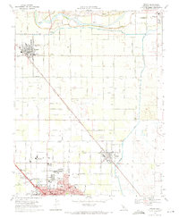 Denair 1969 topographic map thumbnail