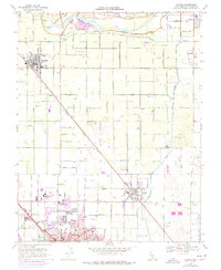 Denair 1969 topographic map thumbnail