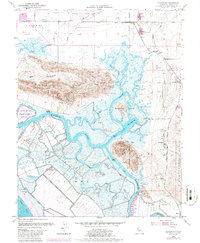 Denverton 1953 topographic map thumbnail