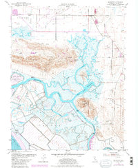 Denverton 1980 topographic map thumbnail