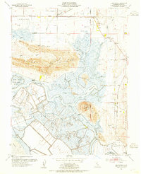 Denverton 1953 topographic map thumbnail