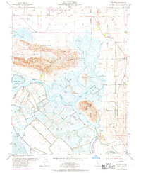 Denverton 1953 topographic map thumbnail