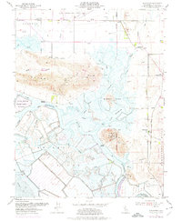 Denverton 1953 topographic map thumbnail
